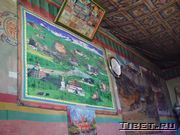 Карта достопримечательностей Тибета